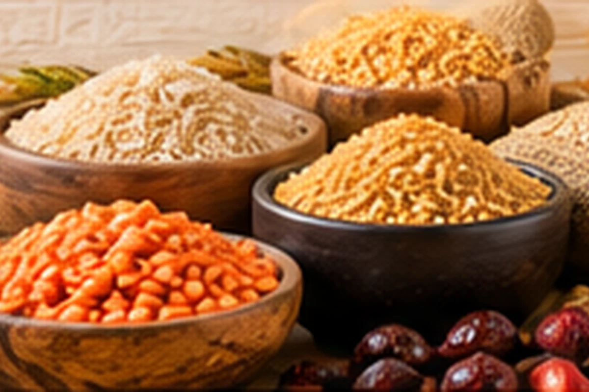 Indian grains, spices and agricultural commodities
